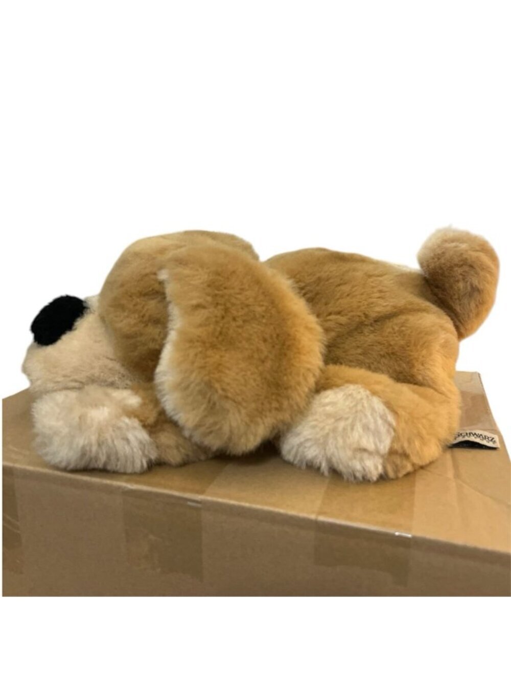 Vintage FAO Schwarz Patrick The Pup Puppet Dog 22" Stuffed Plush Toys R Us